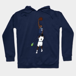 Karl Anthony Towns Dunk on Paul Millsap - Minnesota Timberwolves Hoodie